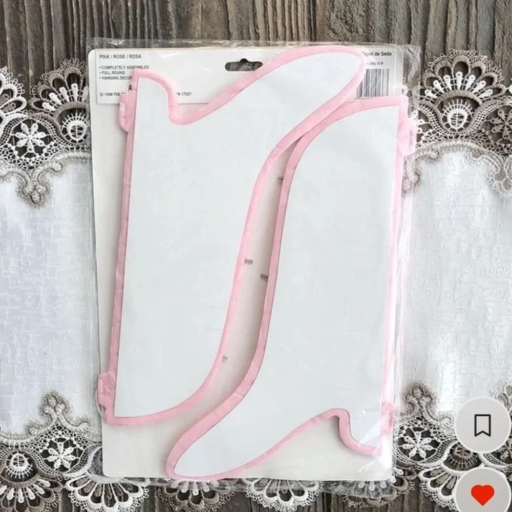 Vintage Tissue Wedding Bells Beistle Honeycomb Pink NWT